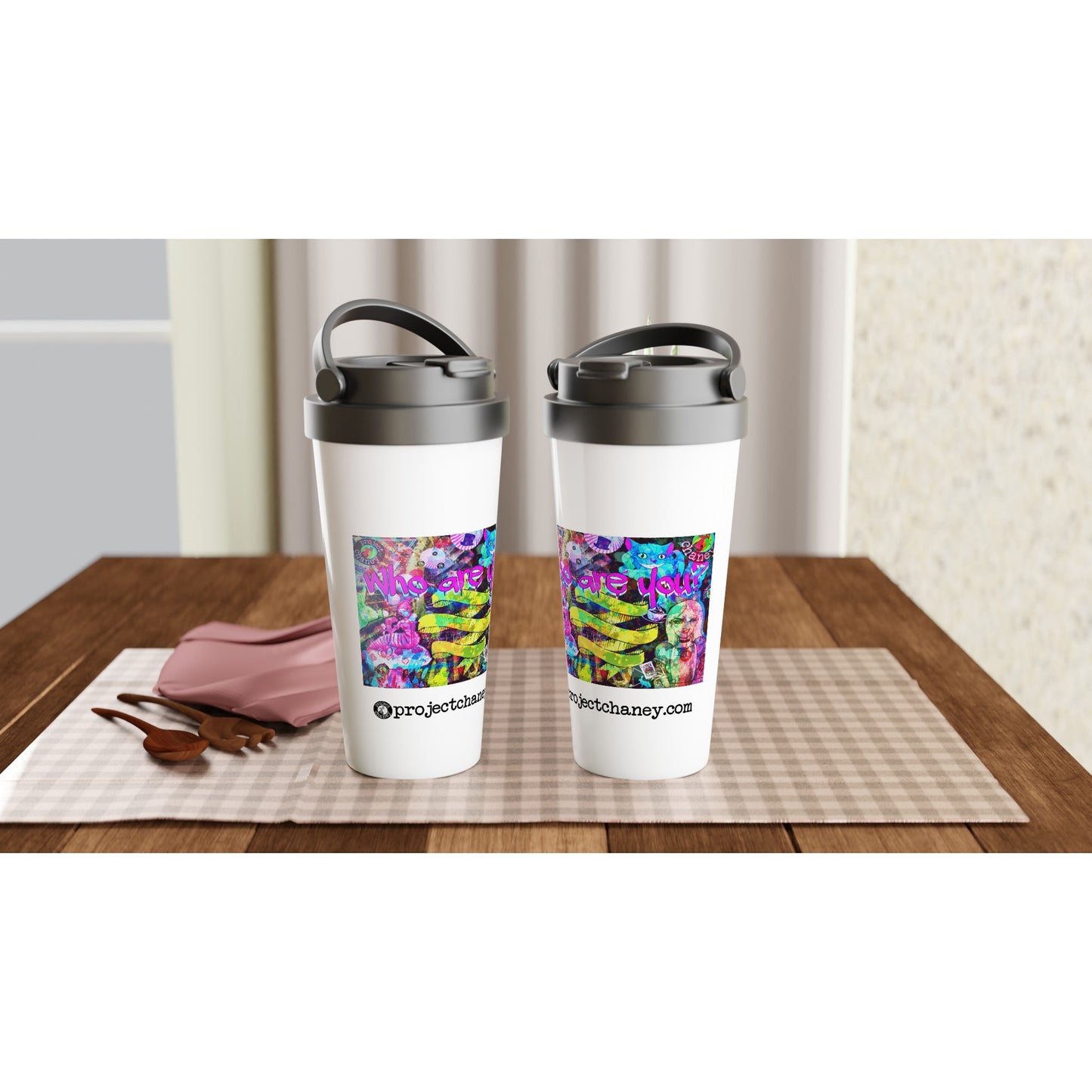 Who Are You? 15oz Stainless Steel Travel Mug