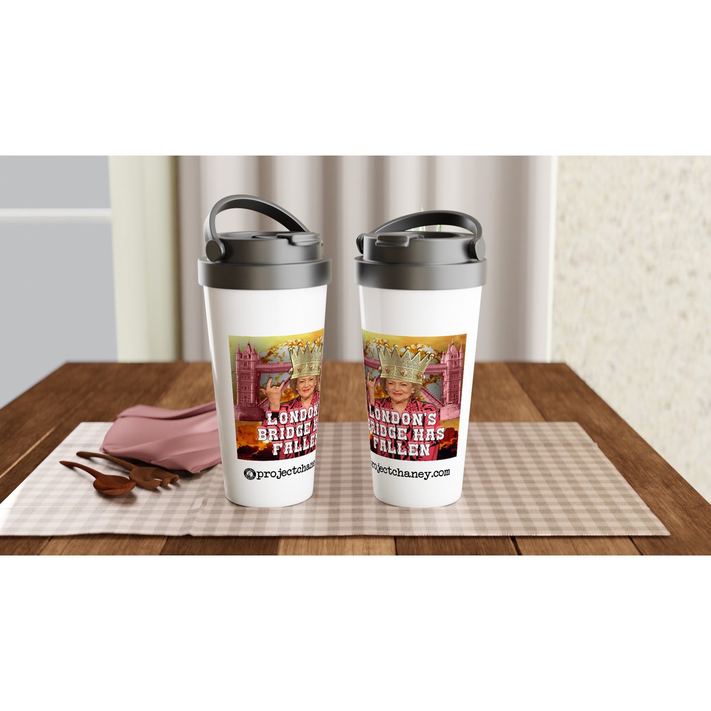 Queen Betty 15oz Stainless Steel Travel Mug