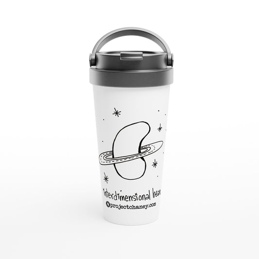 Interdimentional Bean 15oz Stainless Steel Travel Mug