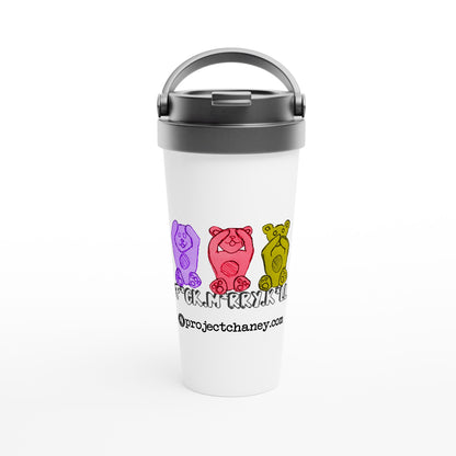 FMK Gummies 15oz Stainless Steel Travel Mug