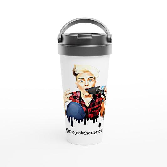 Chaney Chats 15oz Stainless Steel Travel Mug