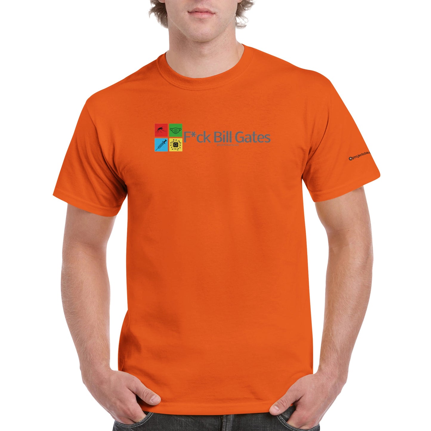 F*ck Bill Gates Crewneck T-shirt