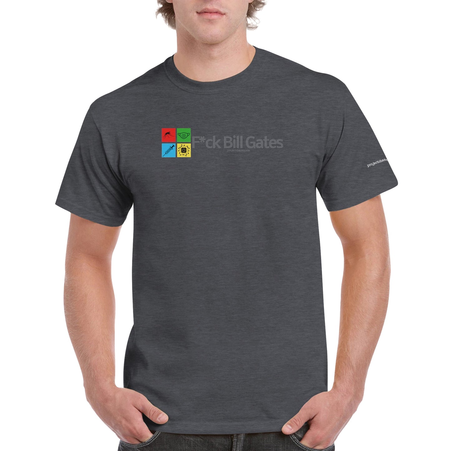 F*ck Bill Gates Crewneck T-shirt