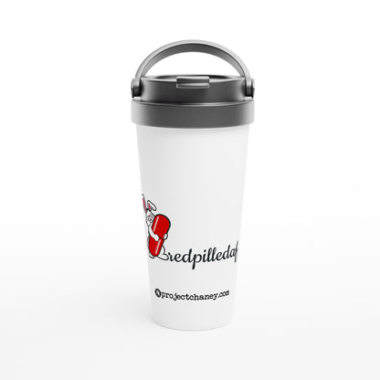 Red Pilled AF 15oz Stainless Steel Travel Mug